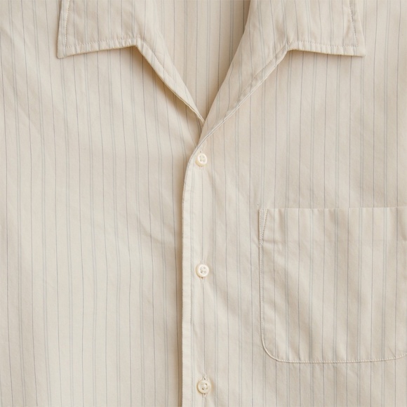 New JCREW Size XXL Short-Sleeve Secret Wash Cotton Poplin Camp Collar Shirt $89 - Picture 5 of 7